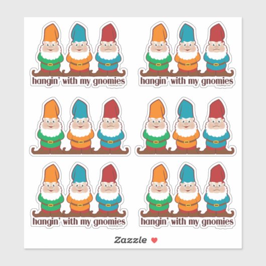 私のグノミーの6等高線切断でハギン シール (シート)