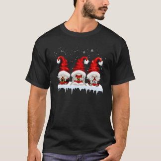 私のグノミークリスマスの一致する家族Pとハキン Tシャツ