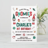 私のグノミーズのクリスマス誕生日パーティーとチリ 招待状 (スタンド正面)