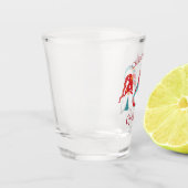 私のグノミーモダンズカワイホおもしろいリデイで冷たい ショットグラス (左)