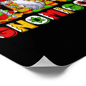 私のグノーミゴスメキシコの格言ボホレインボーとフィエスタ ポスター (角)