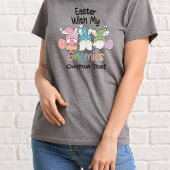 「私のグノーミーとイースター」パーソナライズされたティー Tシャツ