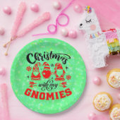 私のグノーミーとクリスマスおもしろい- Red Green 9" ペーパープレート (パーティー)