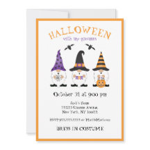 私のグノーミーとハロウィーン紫オレンジ