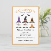 私のグノーミーとハロウィーン紫オレンジ 招待状 (スタンド正面)