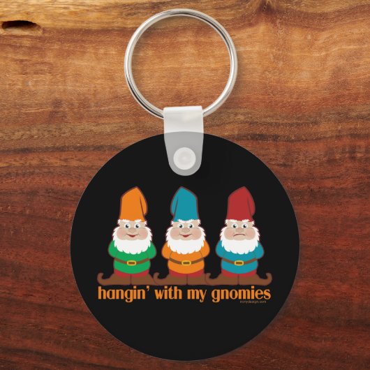 私のグノーミーの黒とハギン キーホルダー (正面)