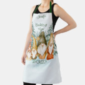 私のグノーミークリスマスとのベーキング エプロン (インサイチュ)