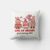 私のグノーミー・ヴァレンティパーソナライズされたネスを愛する クッション (正面)