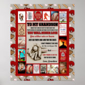 私のグパーソナライズされたランソン誕生日ギフトへの手紙 ポスター (正面)