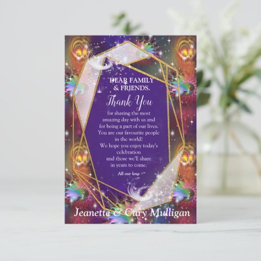 私のグラマラスファンキーディスコデザインありがとう 出欠カード (スタンド正面)