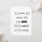 私のグルームズマン（伴侶）になってもらえますか？ ウェディングカード カード (正面/裏面インサイチュ)