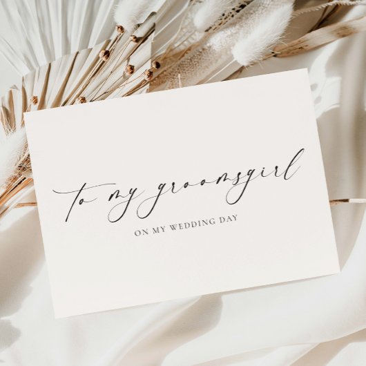 私のグロムスガールの結婚式の日にEllesmere カード