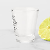 私のグロムスマンおもしろいは受け入れるために飲み結婚なさい ショットグラス (右)