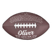私のグロムスマンの名前をカスタムすると文字 アメリカンフットボール (正面)