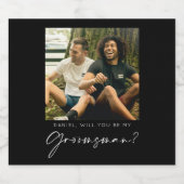 私のグロムスマンの提案に写真を添えて ビールラベル (シングルラベル)