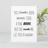 私のグロムスマン花婿介添人カードは? カード (スタンド正面)