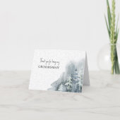 私のグロムスマン・スノーフォレストをありがとう サンキューカード (正面)