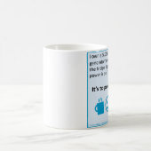 「私のケウリングを動かすことだ」マグカップ コーヒーマグカップ (中央)