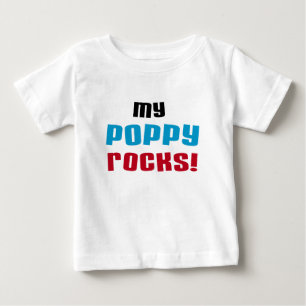 私のケシはTシャツおよびギフトを揺すります ベビーTシャツ