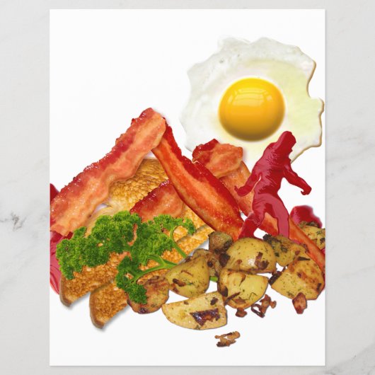 私のケチャップはベーコンのためにスクアチン行った チラシ (正面)