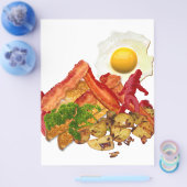 私のケチャップはベーコンのためにスクアチン行った チラシ (シングル)