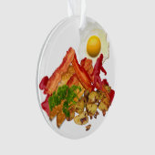 私のケチャップはベーコンデコールのためにしゃがみ出した オーナメント (正面)
