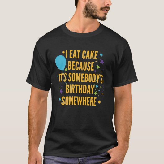 私のケ食べーキ Tシャツ (正面)