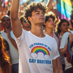 私のゲイ誇りを持ったの兄LGBTの妹 Tシャツ