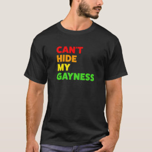 私のゲイLGBTQを隠せない Tシャツ
