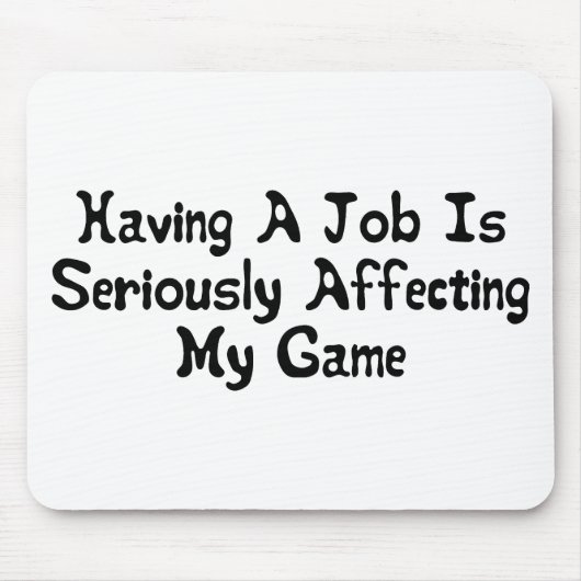 私のゲームに影響を与えること マウスパッド (正面)