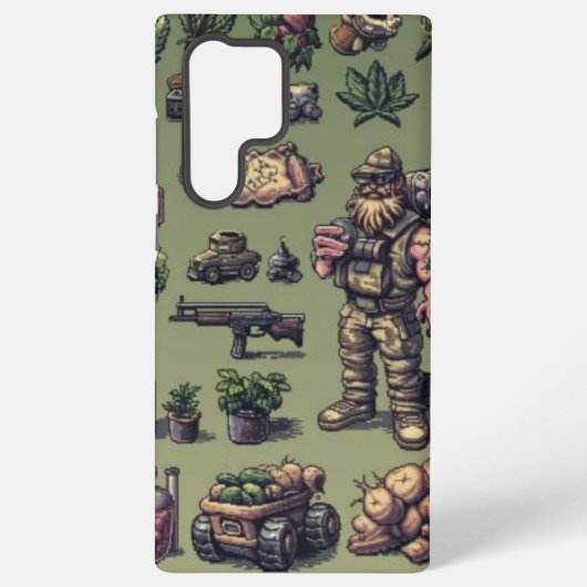 私のゲームのゲーム SAMSUNG GALAXYケース (裏面)