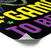 私のゲームを一時停止ここにMardi GrasビデオゲームBe ポスター (角)