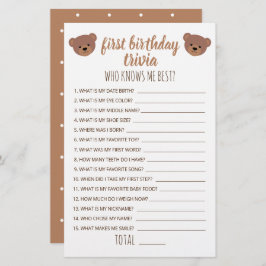 私のゲームを知っている最初の誕生日トリビア最高のー