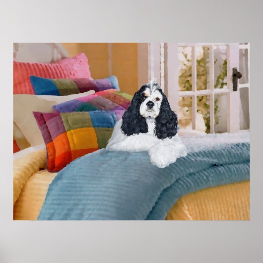 私のコッカースパニエル犬が私の人生を明るくする ポスター (正面)