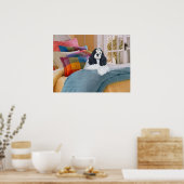 私のコッカースパニエル犬が私の人生を明るくする ポスター (キッチン)