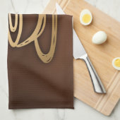 私のコップのコーヒー キッチンタオル (四つ折り)