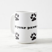 私のコップを離れてあなたの足を得て下さい コーヒーマグカップ (正面左)