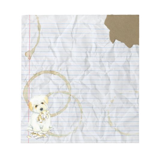 私のコトン食べのレッスンプラン ノートパッド (正面)