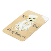 私のコトン食べ宿題 マグネット (左側)