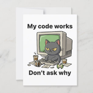 私のコードが動作する理由頼なし ポストカード