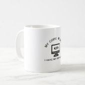 私のコードは動作する！理由はアイディア無し コーヒーマグカップ (正面左)
