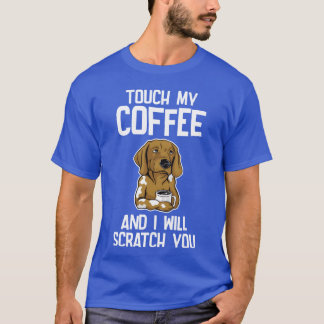 私のコーヒーに触らないでね ファミリーTシャツ Tシャツ