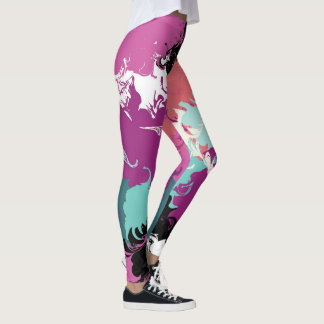 私のコーヒーの中の雲 レギンス