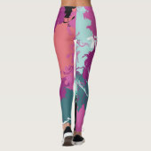 私のコーヒーの中の雲 レギンス (裏面)