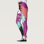 私のコーヒーの中の雲 レギンス (左)