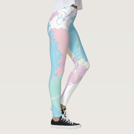 私のコーヒーの中の雲 レギンス (右)