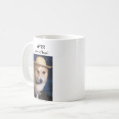 私のコーヒーの後! コーヒーマグカップ (正面左)