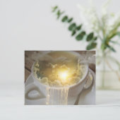 私のコーヒーの雲 ポストカード (スタンド正面)