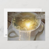 私のコーヒーの雲 ポストカード (正面/裏面)