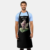 私のコーヒーは! エプロン (着用した状態)